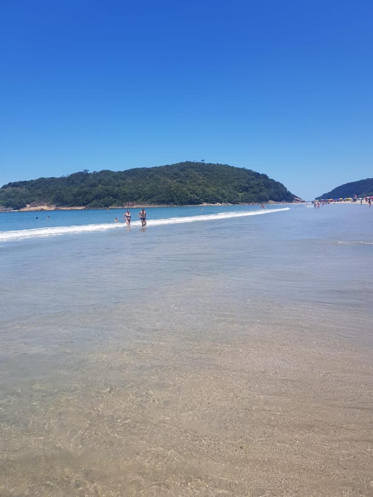 Pousada Pe Na Areia Guaruja Bagian luar foto