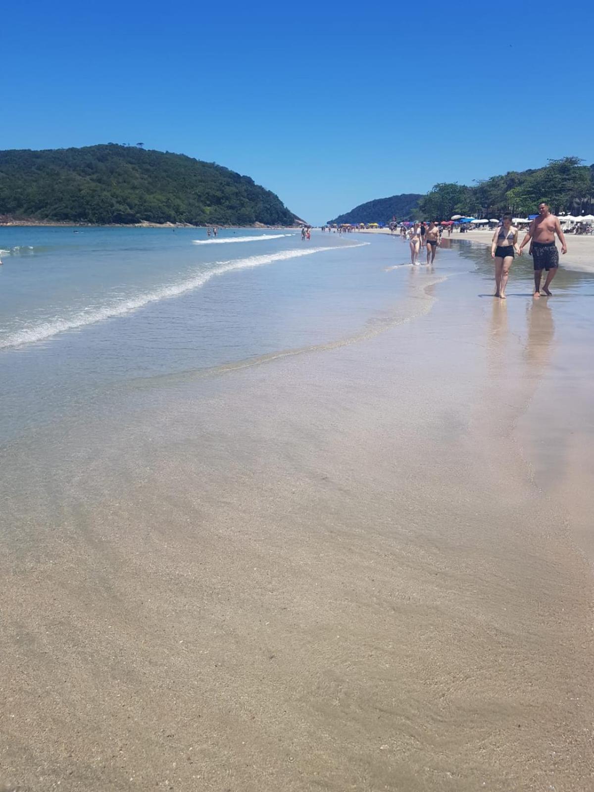Pousada Pe Na Areia Guaruja Bagian luar foto